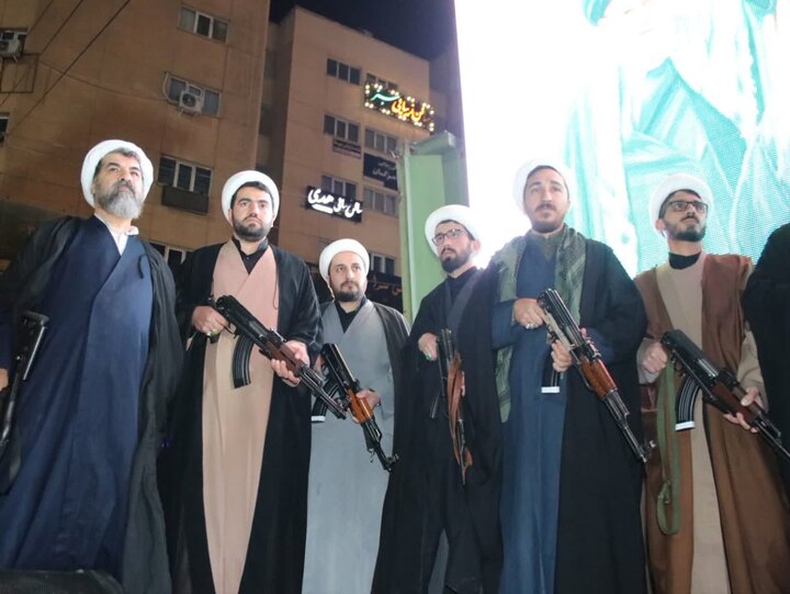 حضور فرهنگی _ رزمی طلاب و روحانیون شهر پرند