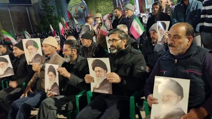 تصاویر/ تجمع شبانه در شهر کوهبنان