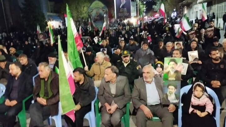تصاویر/ تجمع شبانه در شهر کوهبنان