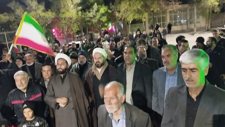 تصاویر/ تجمع شبانه در شهر کوهبنان
