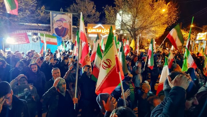 تصاویر/ تجمع شبانه در شهر رابر