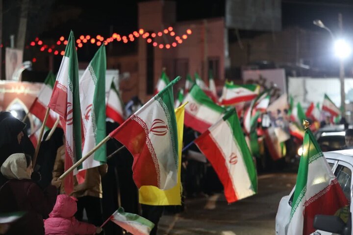 تصاویر/ تجمع شبانه در شهر رفسنجان