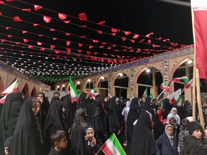 تصاویر/ تجمع شبانه در شهر محی آباد