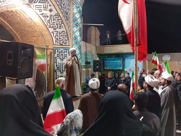 تصاویر/ تجمع شبانه در شهر محی آباد