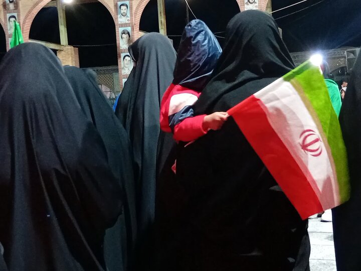 تصاویر/ تجمع شبانه در شهر محی آباد