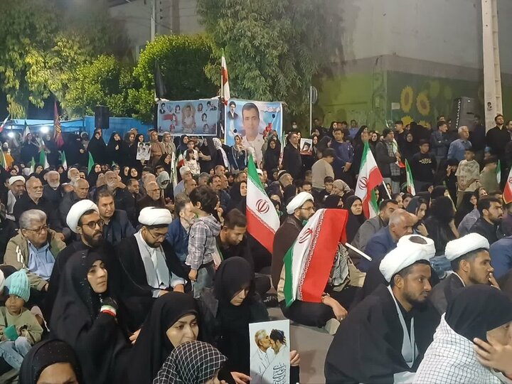 تصاویر/ تجمع شبانه در شهر جیرفت