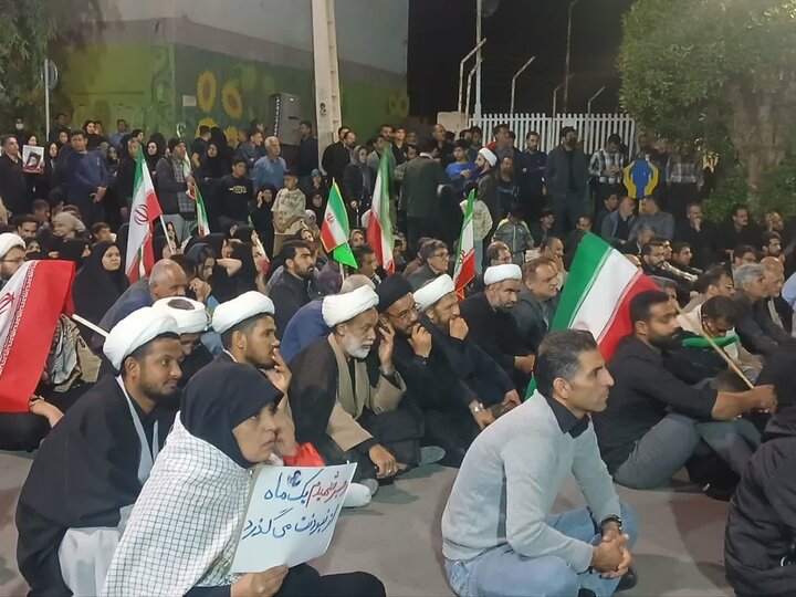 تصاویر/ تجمع شبانه در شهر جیرفت