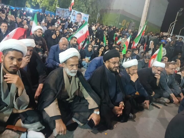 تصاویر/ تجمع شبانه در شهر جیرفت