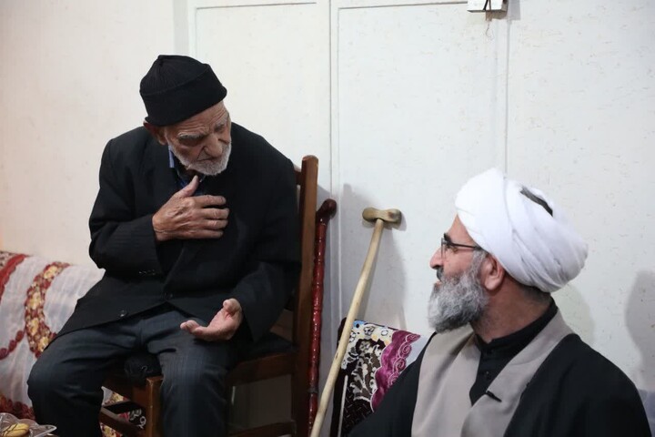 تصاویر/ دیدار مسئولان حوزوی استان سمنان با جانباز سرافراز «ذوالفقار کلانتری»