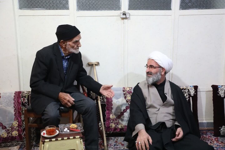 تصاویر/ دیدار مسئولان حوزوی استان سمنان با جانباز سرافراز «ذوالفقار کلانتری»