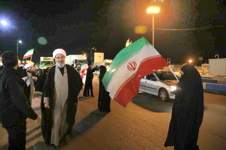 تصاویر/ موکب‌های مردمی شهرستان سرخه در تجمع «شب‌های اقتدار»