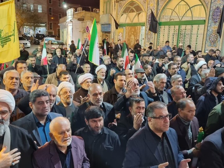 تصاویر/ بیست و نهمین شب از تجمع «شب‌های اقتدار» در سرخه