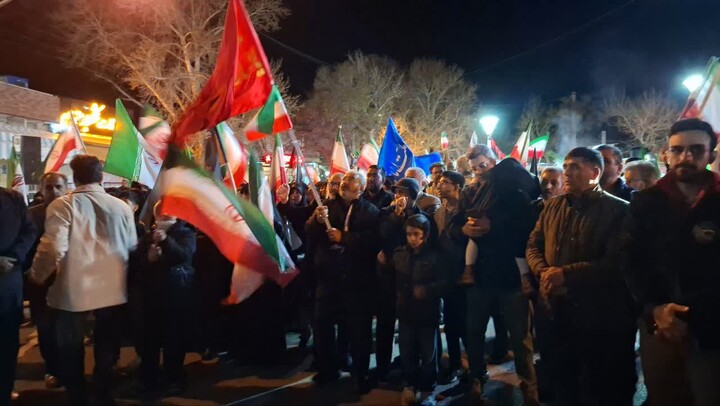 تصاویر/ بیست و نهمین اجتماع بزرگ‌ مردمی «شب‌های اقتدار» در بسطام