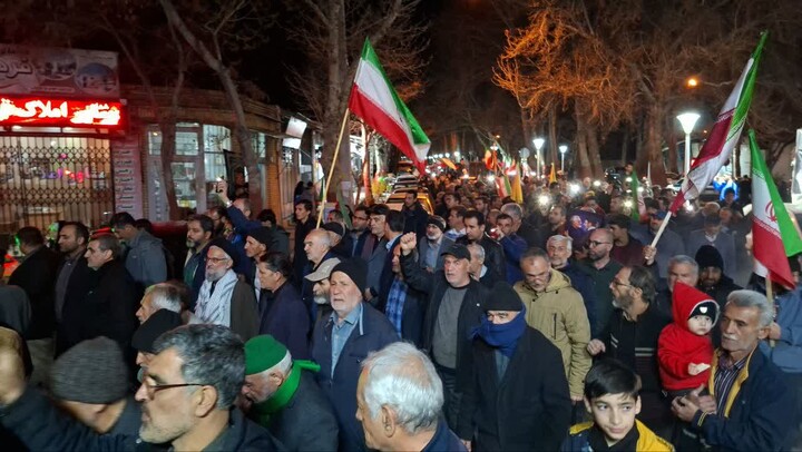 تصاویر/ بیست و نهمین اجتماع بزرگ‌ مردمی «شب‌های اقتدار» در بسطام