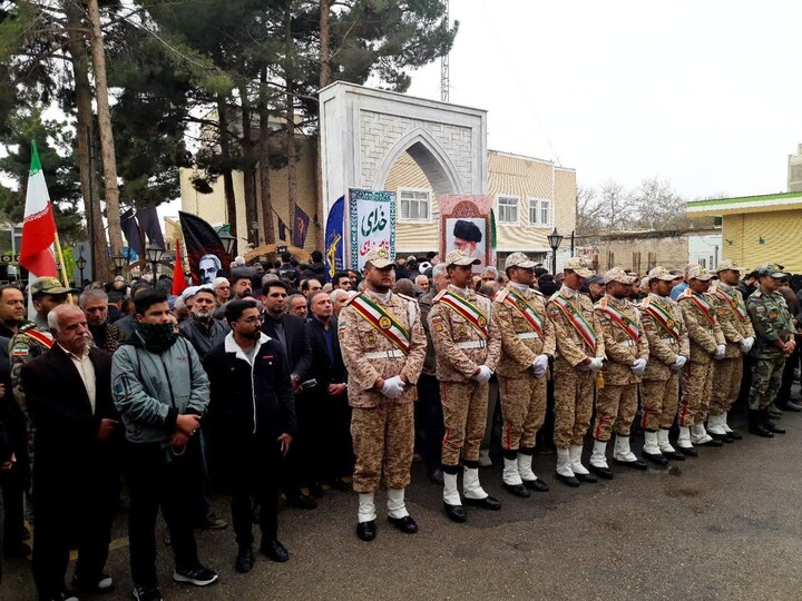 تصاویر/ تشییع پیکر پاک شهدای اقتدار «امیرحسین بختیاری» و «ابوالفضل حاج محمدی» در شاهرود