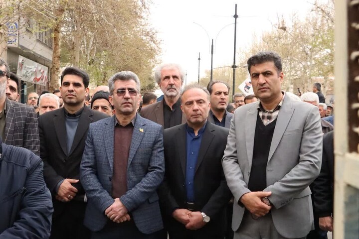 تصاویر/ تشییع پیکر پاک شهدای اقتدار «امیرحسین بختیاری» و «ابوالفضل حاج محمدی» در شاهرود