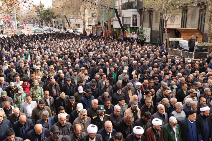 تصاویر/ تشییع پیکر پاک شهدای اقتدار «امیرحسین بختیاری» و «ابوالفضل حاج محمدی» در شاهرود