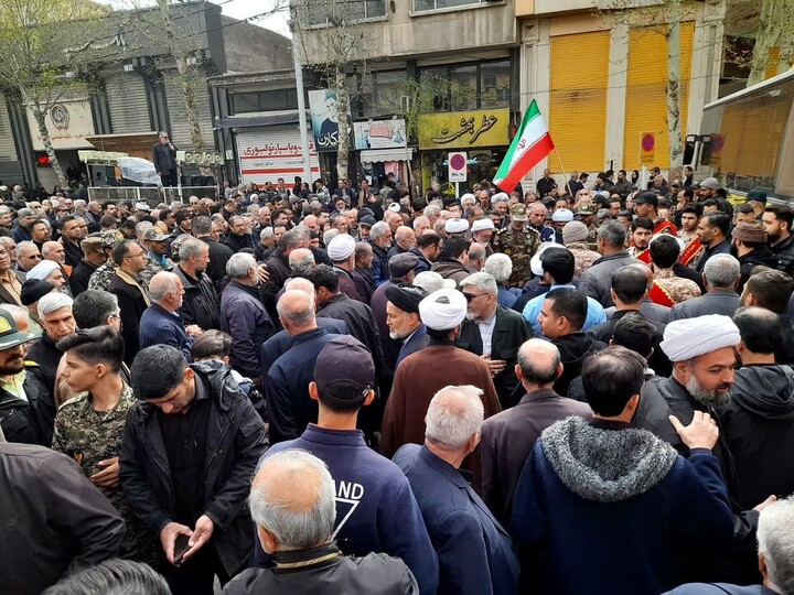 تصاویر/ تشییع پیکر پاک شهدای اقتدار «امیرحسین بختیاری» و «ابوالفضل حاج محمدی» در شاهرود