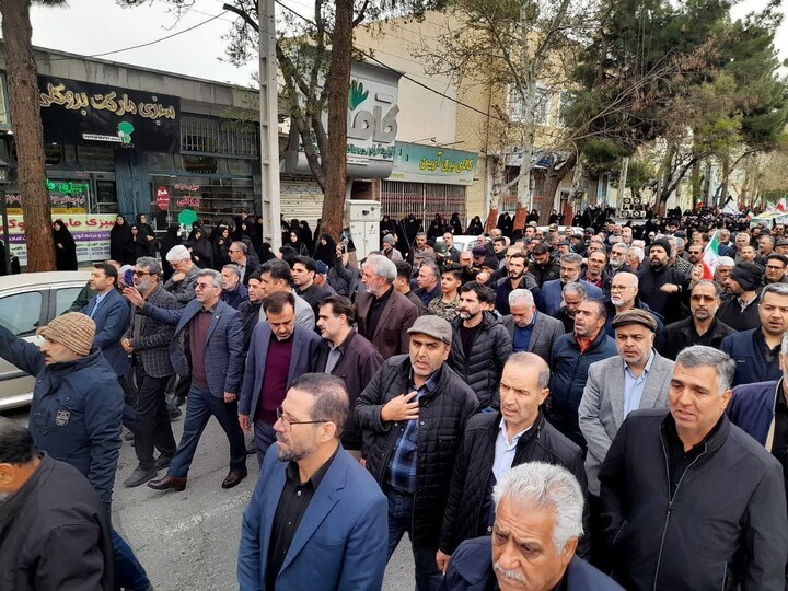 تصاویر/ تشییع پیکر پاک شهدای اقتدار «امیرحسین بختیاری» و «ابوالفضل حاج محمدی» در شاهرود