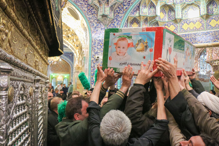 تصاویر/ تشییع پیکر مطهر شهدای حمله آمریکایی صهیونی به شهرک پردیسان قم