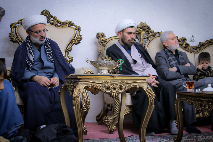تصاویر/ دیدار با خانواده معظّم ۴ شهید کوی خضر  همدان