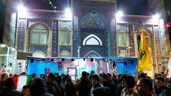 تصاویر/ تجمع شبانه در شهر هیدج