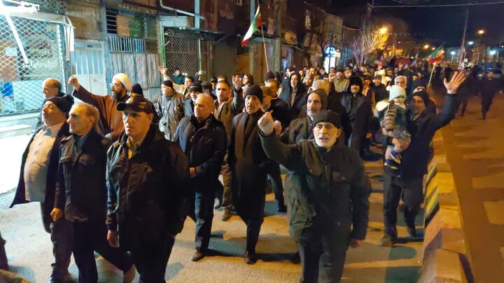 تصاویر/ تجمع شبانه در شهر هیدج