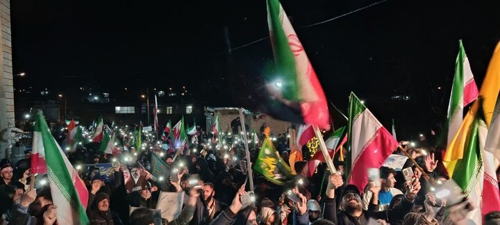 تصاویر/ تجمع شبانه در شهر ایجرود