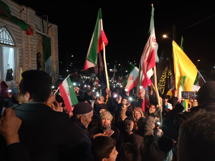 تصاویر/ تجمع شبانه در شهر ایجرود