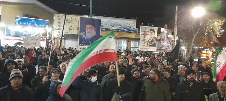 تصاویر/ تجمع شبانه در شهر اسکو
