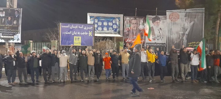 تصاویر/ تجمع شبانه در شهر اسکو