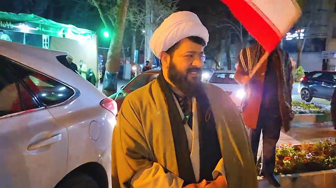 فیلم | موکب طلاب و روحانیون شهرستان شاهرود در «شب‌های اقتدار»