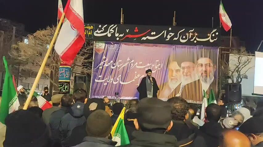 فیلم | اجتماع بزرگ شب‌های حماسه و اقتدار در مهدی‌شهر