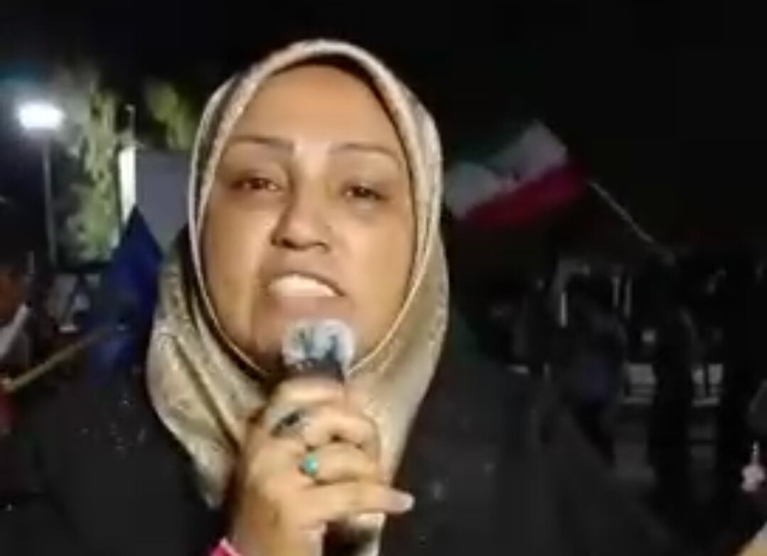 فیام| رجزخوانی شیرزن خارگی برای آمریکایی‌ها