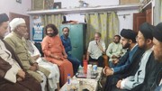 سرکار آیت اللہ سید حمیدالحسن سے مولانا ابن حسن املوی نے کی ملاقات اور عیادت