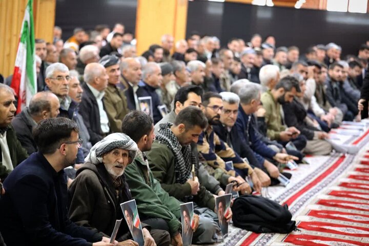 تصاویر/ آیین بزرگداشت امام شهید و شهدای جنگ رمضان در سردشت