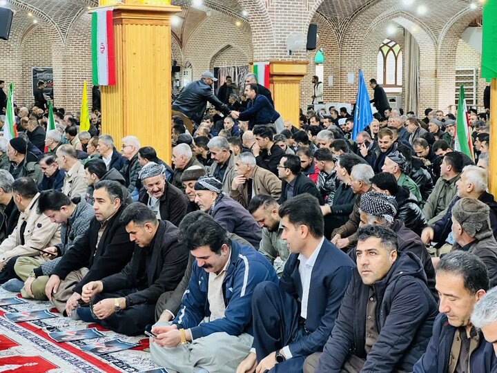 تصاویر/ آیین بزرگداشت امام شهید و شهدای جنگ رمضان در سردشت