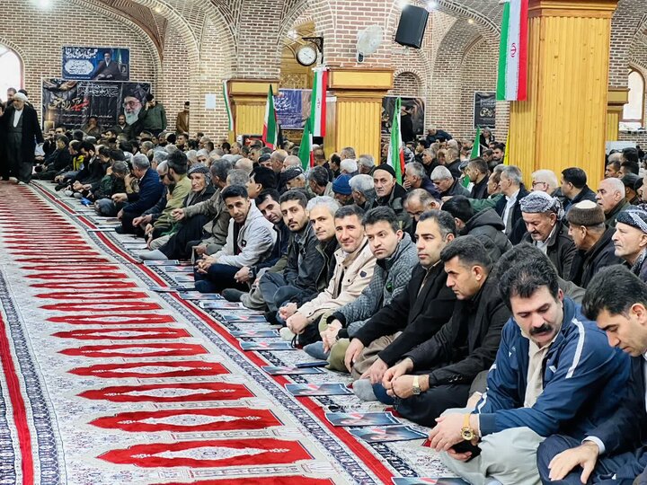 تصاویر/ آیین بزرگداشت امام شهید و شهدای جنگ رمضان در سردشت