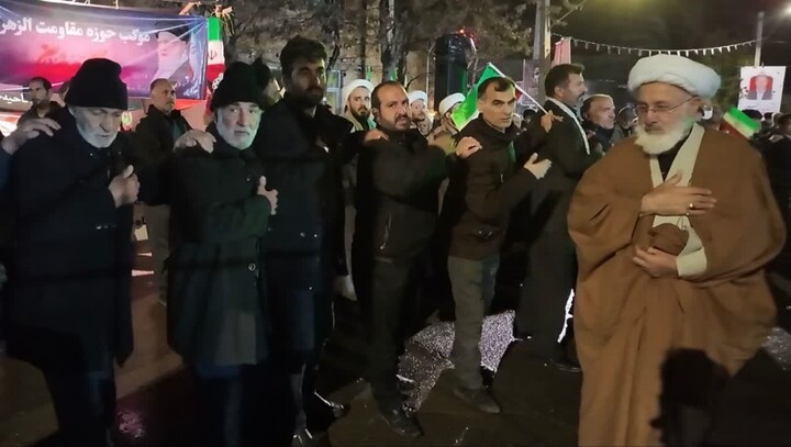 تصاویر | تجمع شبانه در شهر هادیشهر