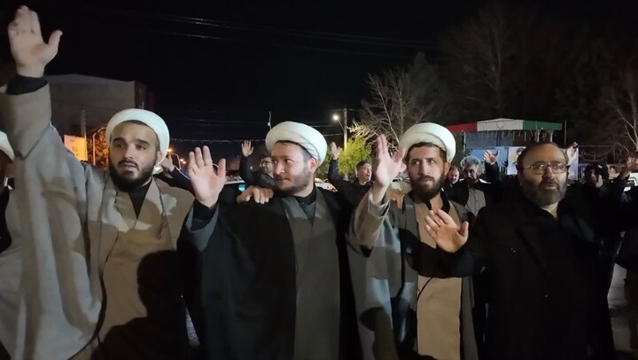 تصاویر | تجمع شبانه در شهر هادیشهر