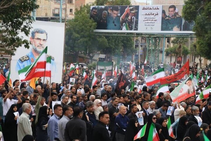 تصاویر/ تشییع پیکر شهید سردار علی رضا تنگسیری