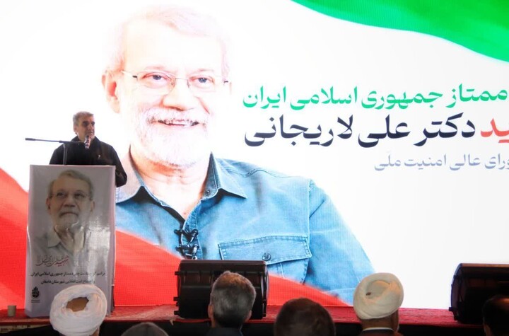 تصاویر/ اجتماع شب‌های اقتدار و گرامیداشت شهید دکتر علی لاریجانی در دامغان