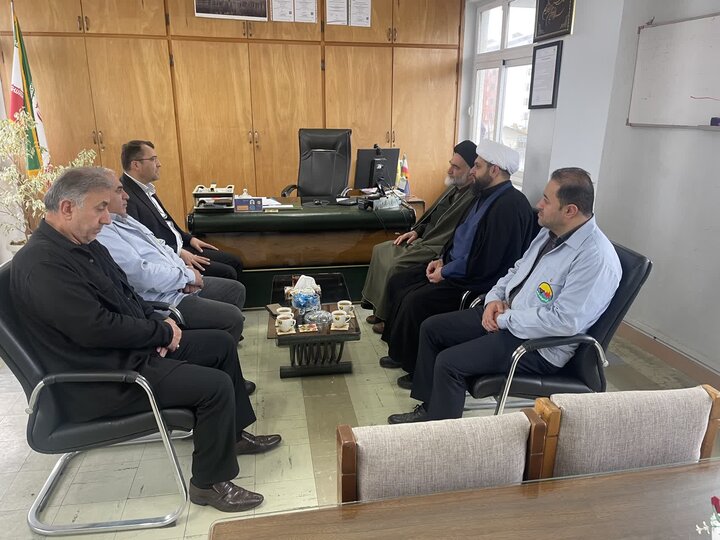 بازدید امام جمعه نوشهر از اداره برق