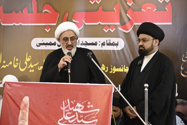 ممبئی میں رہبرِ انقلاب شہید سید علی خامنہ ای کی یاد میں جلسۂ تعزیت؛