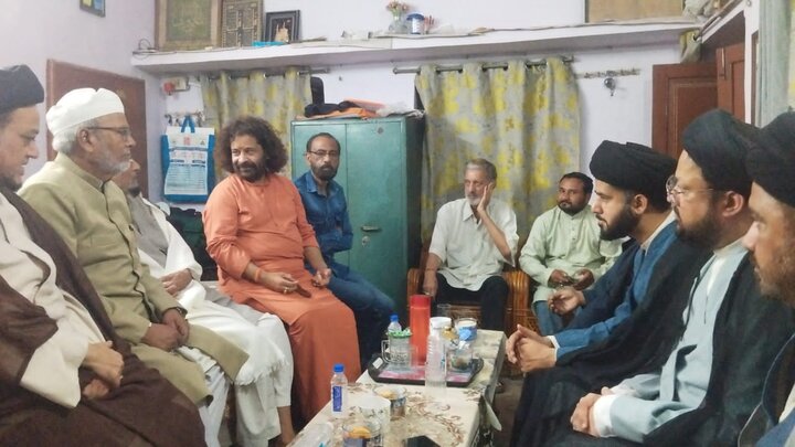 سرکار آیت اللہ سید حمیدالحسن سے مولانا ابن حسن املوی نے کی ملاقات اور عیادت