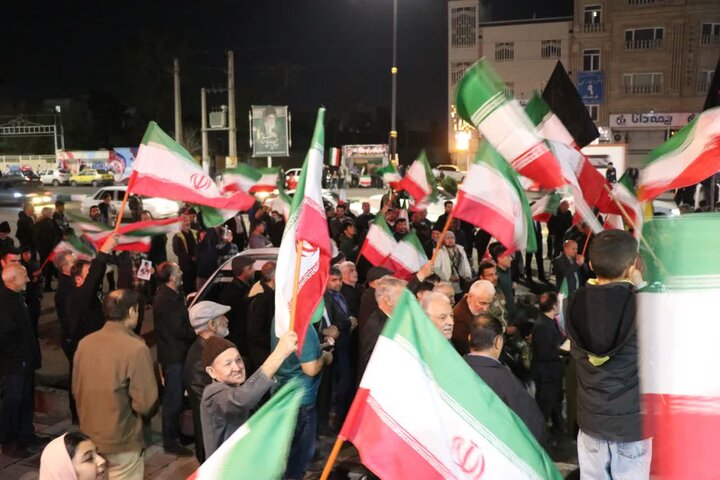 تصاویر/ خروش مردم ولایتمدار و انقلابی منطقه میرزایی قرچک