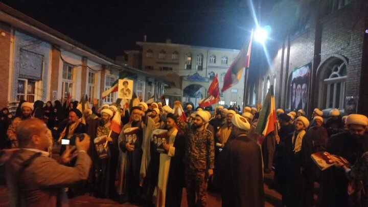 حضور پرشور طلاب و روحانیون شهرستان بابل