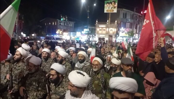 حضور پرشور طلاب و روحانیون شهرستان بابل
