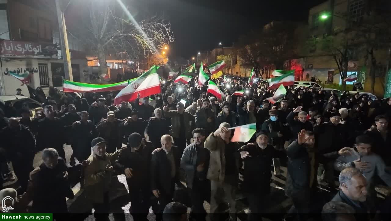 فیلم| راهپیمایی باشکوه مردم چابکسر گیلان