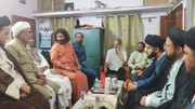आयतुल्लाह सय्यद हमीदुल हसन से मौलाना इब्ने हसन अमलवी ने मुलाकात कर अयादत की